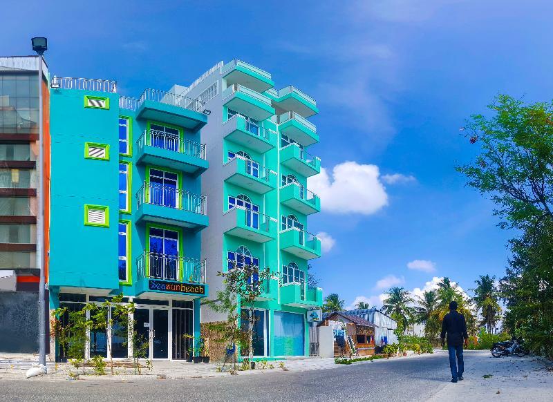 Seasunbeach Hotel Maldives Hulhumalé Exterior foto